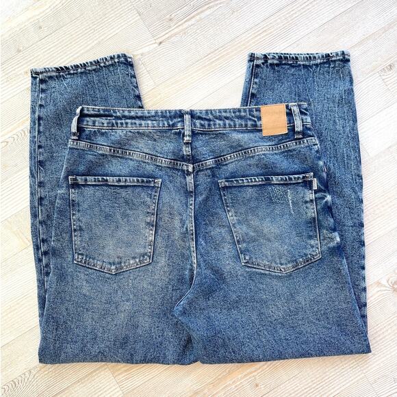 Articles of Society The Smith High Rise Relaxed Jeans | Deep Lake Size 14 - Picture 3 of 9